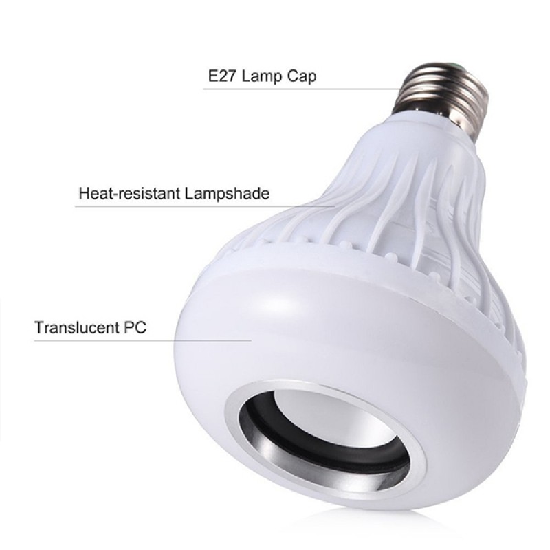 Bluetooth Music Bulb With Led & Speaker