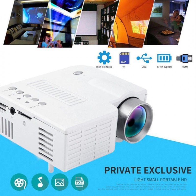 Mini Hd Portable Projector And Home Cinema Theater