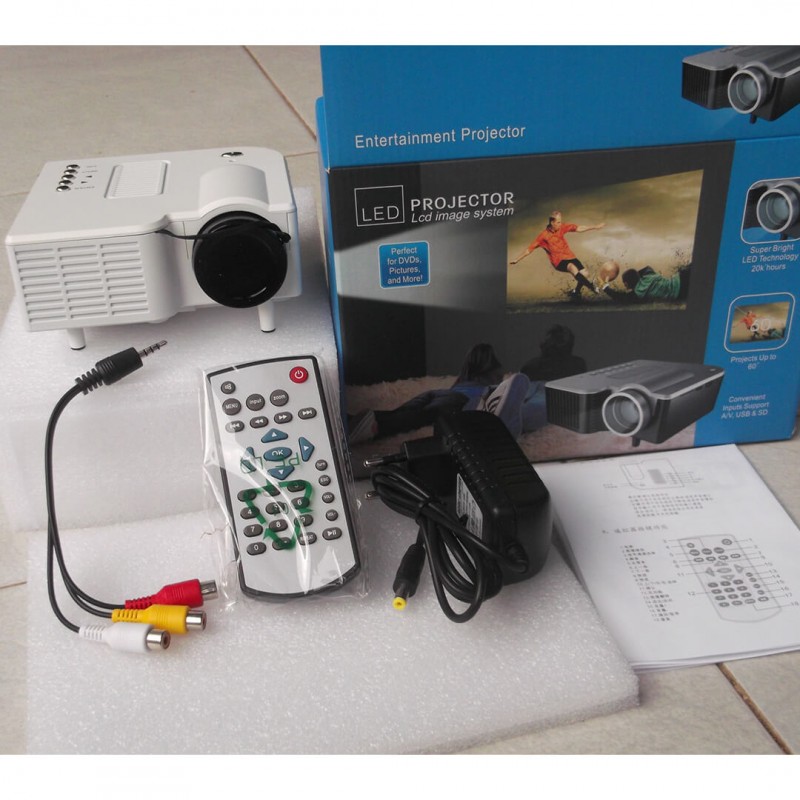 Mini Hd Portable Projector And Home Cinema Theater