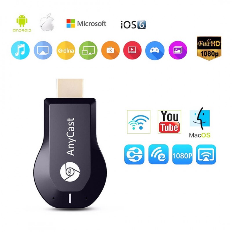 Any Cast Hdmi Wifi Dongle M4 Plus 1080p