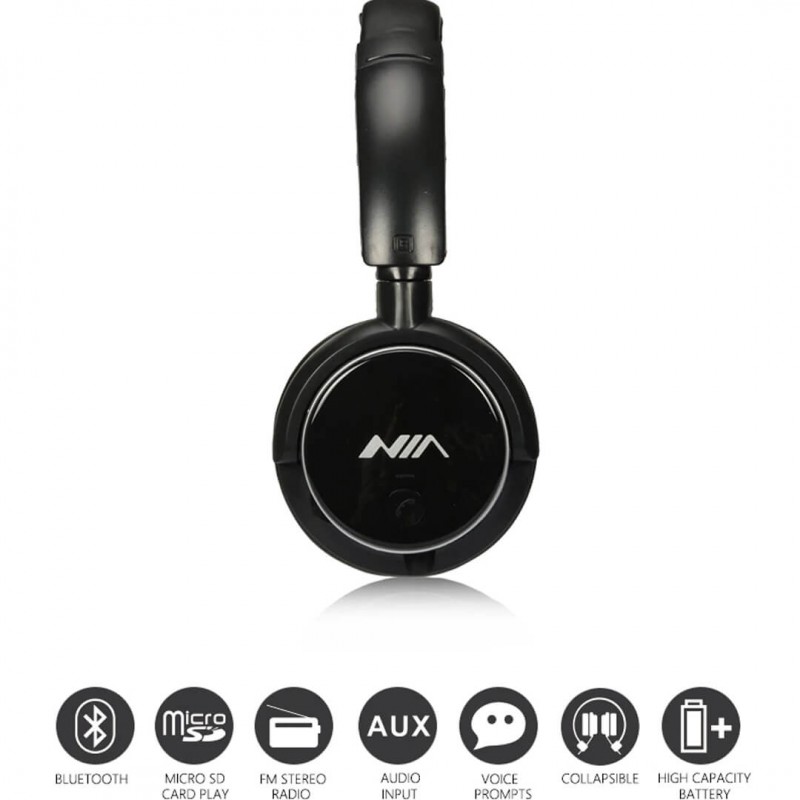 Nia Nq11 Bluetooth Wireless Headphone