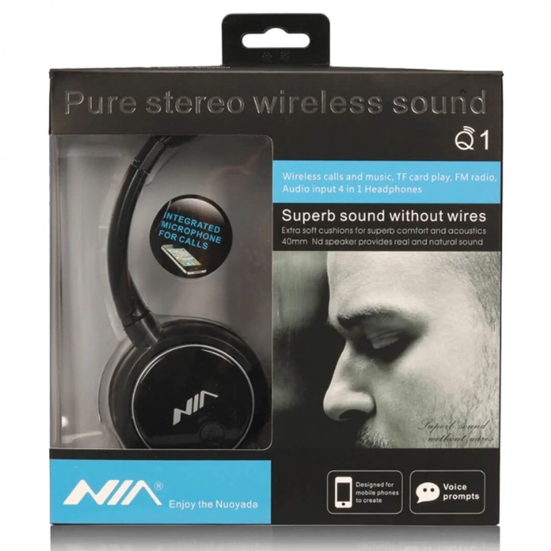 Nia Nq11 Bluetooth Wireless Headphone