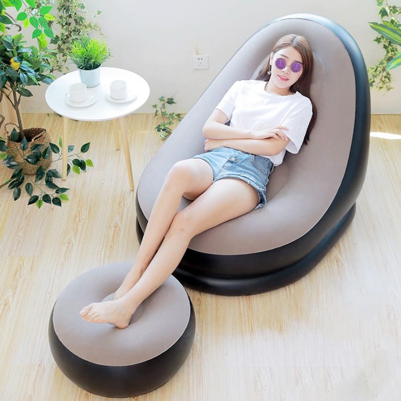 Inflatable Sofa With Stool
