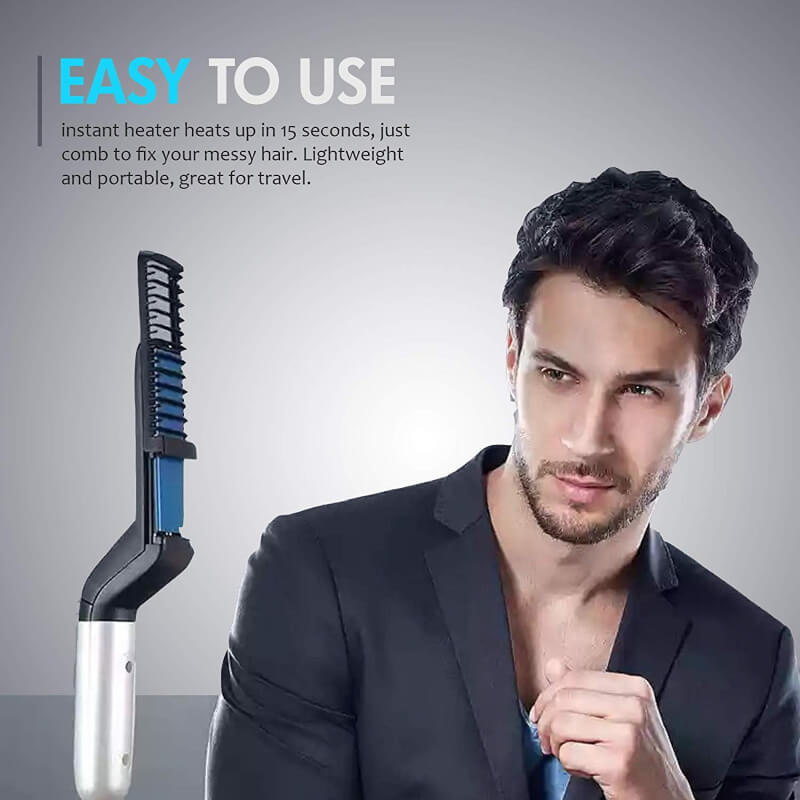 Multi Functional Hair Curler Straightening Brush