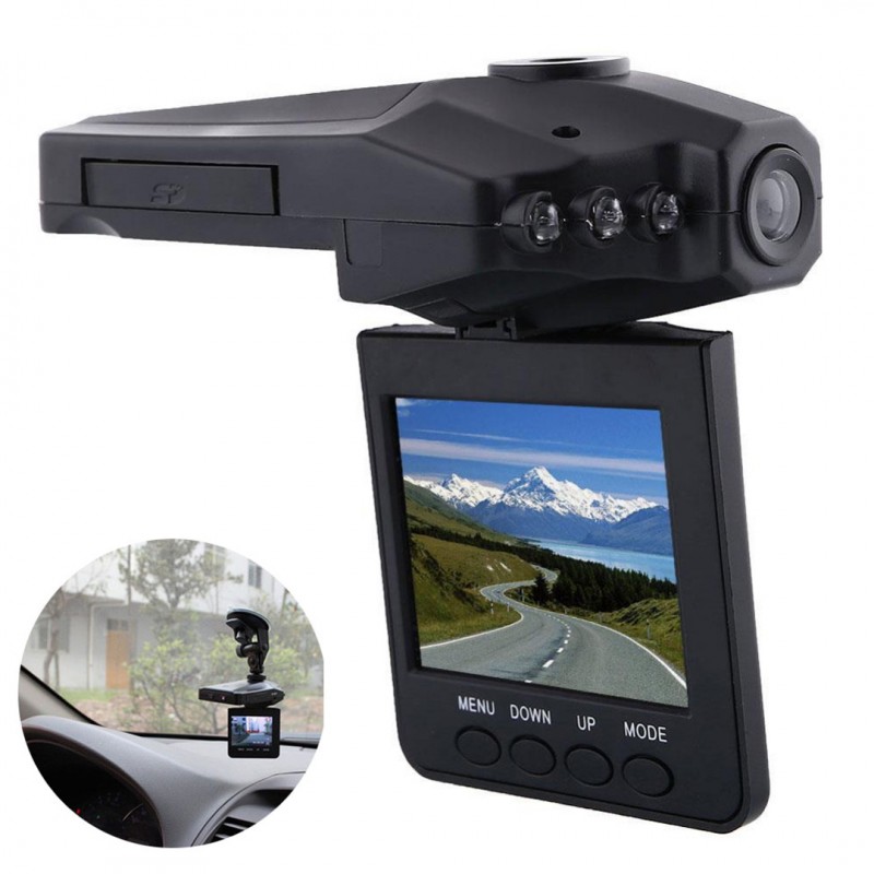 Car Dvr 6 Leds Night Vision Car Camera Video Recorder