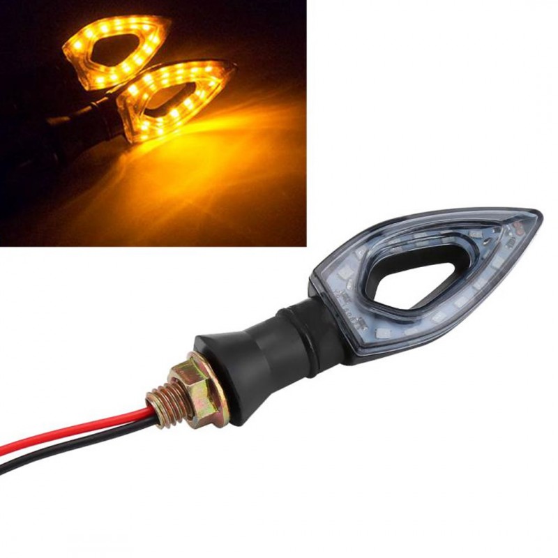 2 Pcs 12 Led Turn Signal For Motorcycle