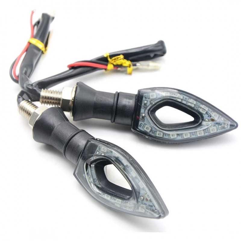 2 Pcs 12 Led Turn Signal For Motorcycle