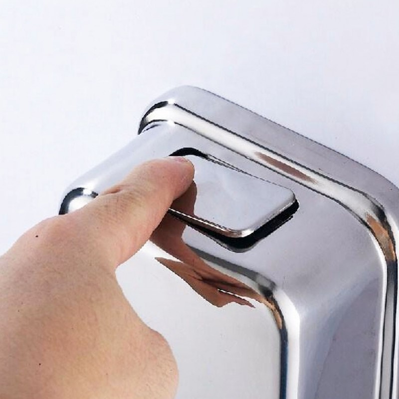 Wall Mounted Stainless Steel Soap & Sanitizer Dispenser