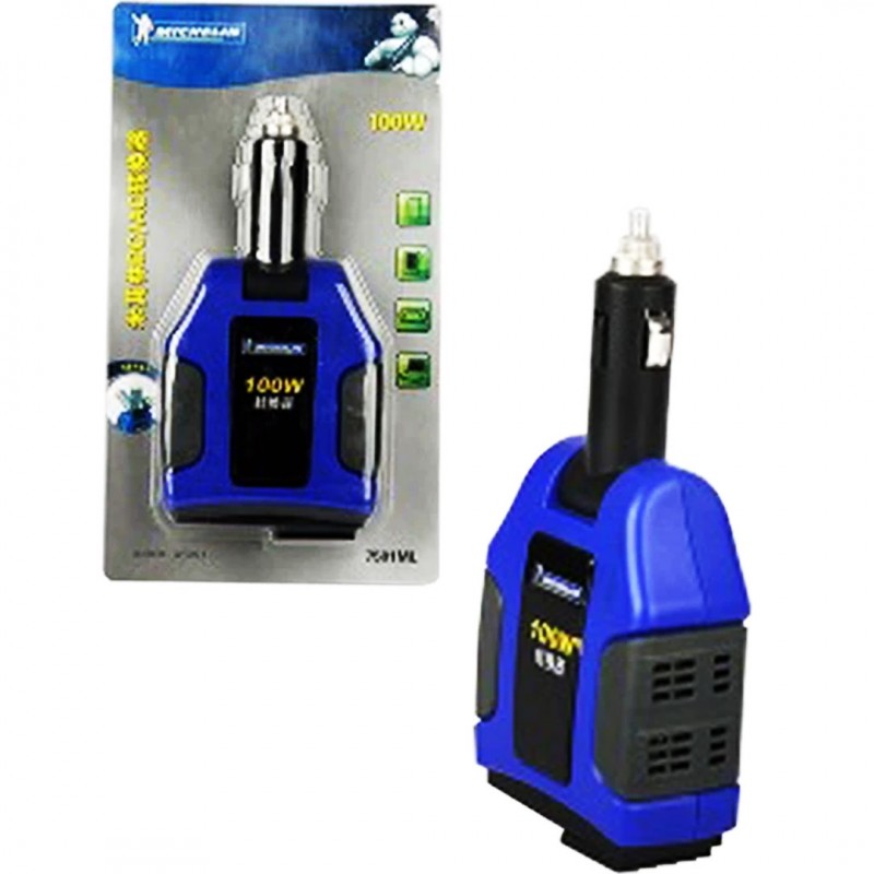 Michelin Car Charger Emergency Power Inverter 100w