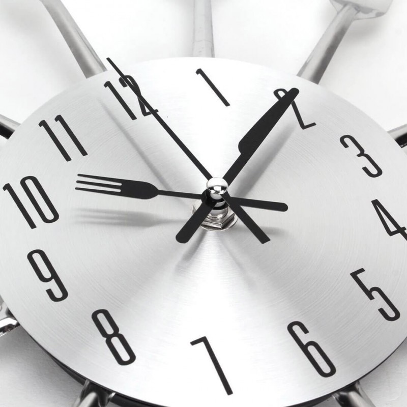 Spoon Fork Wall Clock