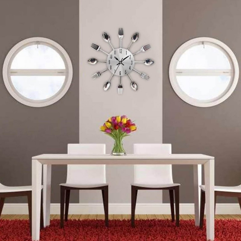 Spoon Fork Wall Clock
