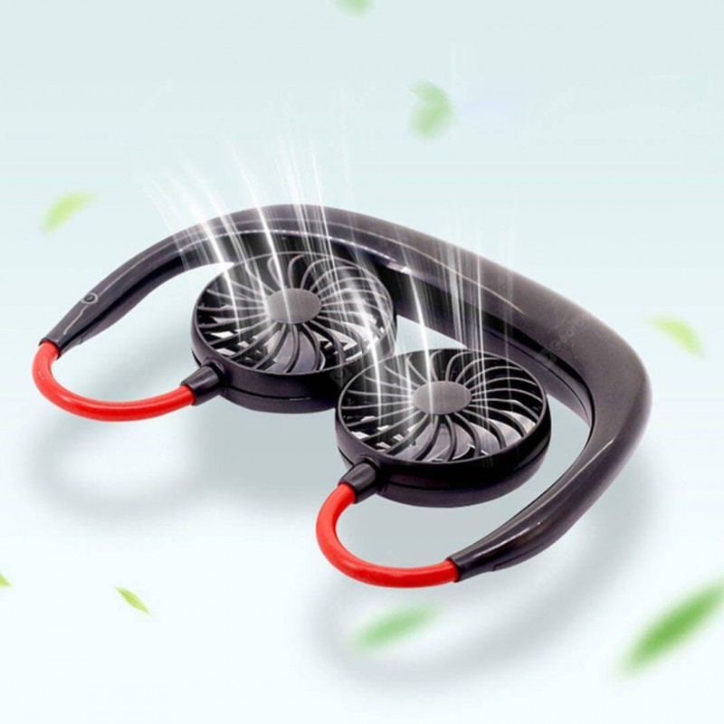Portable Hanging Neck Fan - Rechargeable