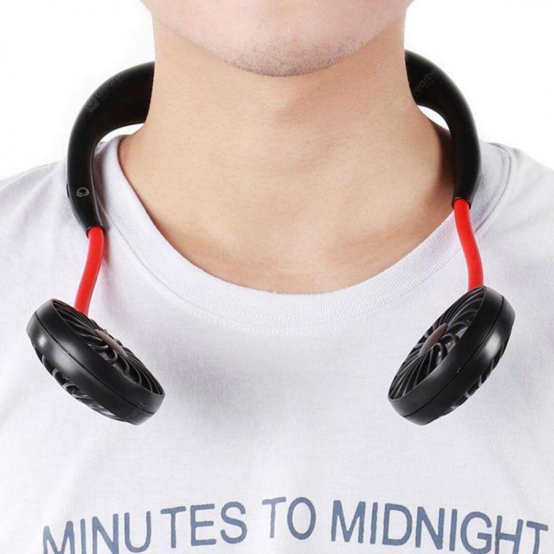 Portable Hanging Neck Fan - Rechargeable