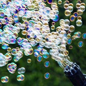 Gatling Bubble Gun with Bubble Solutions