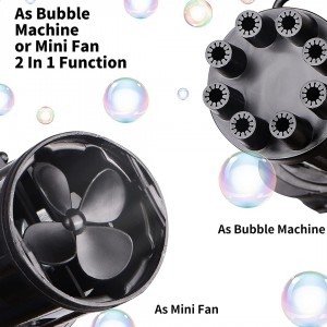 Gatling Bubble Gun with Bubble Solutions