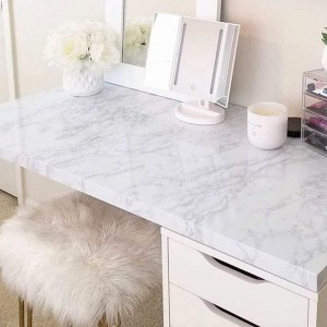 White Granite Marble Wallpaper