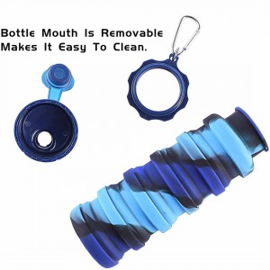 Multicolor Collapsible Water Bottles