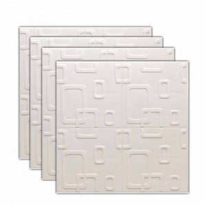 Circular Shapes 3D Wall Panel, Peel And Stick Wall Sticker Pack Of 40