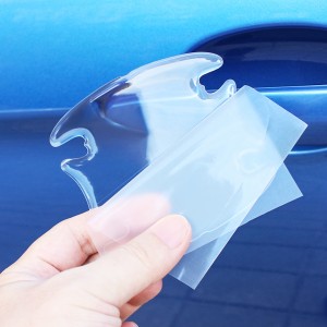 Silicon 8Pcs Transparent Car Door Handle Cup Anti Scratches Protective Film For Kia