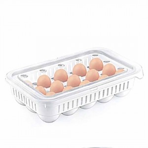 15 Grid Egg Tray With Lid Safe, and Convenient Egg Storage Solution