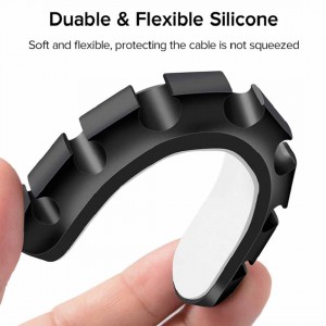 Flexible Silicone Cable Clip Holder