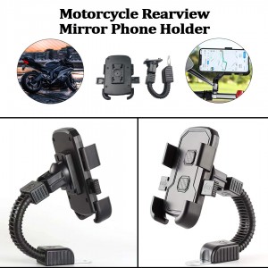 Motorcycle Rearview Mirror Phone Holder