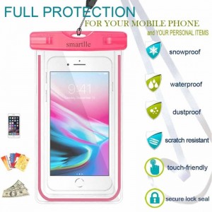 Smartlle Waterproof Phone Pouch Case
