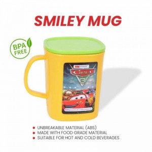 Smiley Mug with Cap For Kids