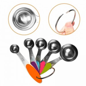 5-Piece Stainless Steel Measuring Spoons Set Accurate Kitchen Measurements