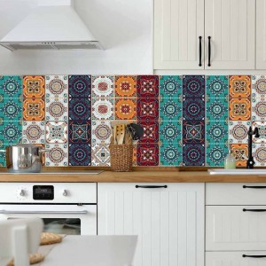 Moroccan Tile Decal For Kitchen Decor