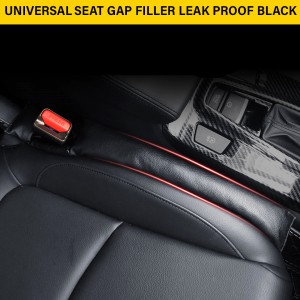 Universal Car Seat Gap Filler Leakproof Black Color