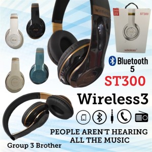 ST300 Wireless Bluetooth Headphones