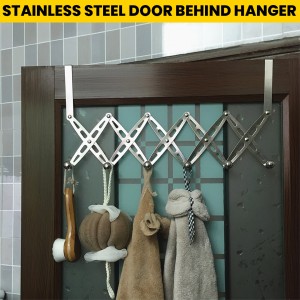 Stainless Steel Door Behind Hanger