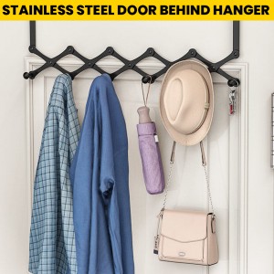 Stainless Steel Door Behind Hanger