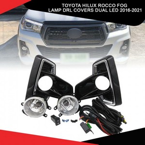 Toyota Hilux Rocco Fog Lamp Drl Covers Dual Led 2016-2021
