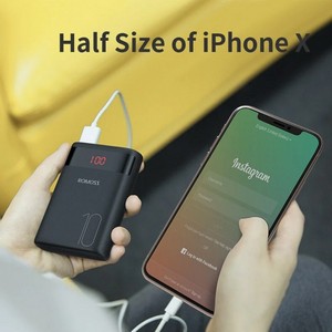 Romoss Ares 10 Power Bank 10000mah Mini Size Charging With Lcd