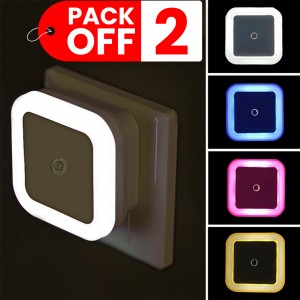 Wireless LED Night Sensor Light Pack of 02