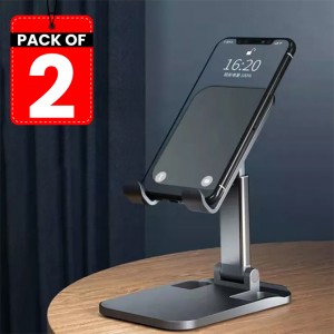 Smart Phone Tablet Stand Adjustable Desktop Holder Pack of 02