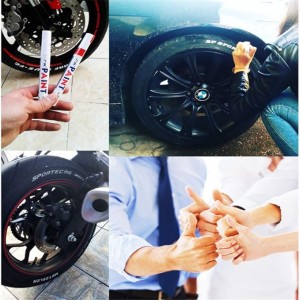 Waterproof Permanent Tire Marker Pen for Car Tyre Wheel Metal Paint