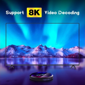 H96 MAX Android TV Box 4+64GB 13.0 Version