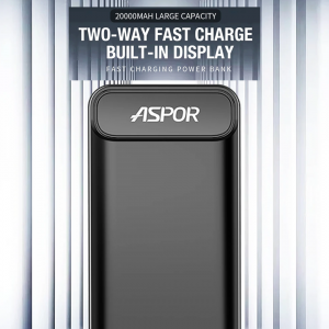 A396 Fast Charging Power Bank PD 22.5W 20000MAH