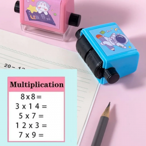 Roller Practice Number Stamp Multiplication Tool