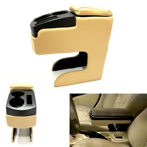 Arm Rest Leather With Cup Holder