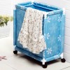 Foldable Trolley Laundry Basket