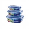 03 Piece Air Tight Food Storage Container
