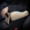 Car PU Memory Foam Armrest Console Cushion Cover