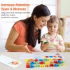 Spelling Learning Toy Wooden ABC Alphabet Flash Cards Matching Shape Letter