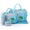 Multifunction Baby Diaper Bag 5 Pcs Set