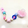 Baby Pacifier Clip Pearl Teether Holder