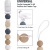 Baby Pacifier Clip Pearl Teether Holder